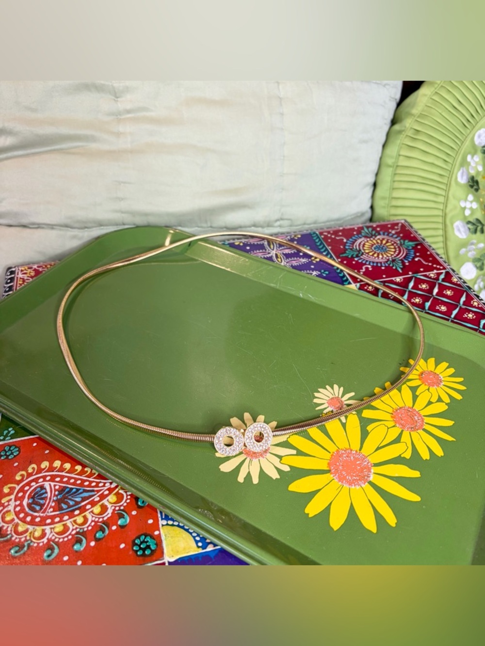 70s Narrow Stretch Chain Belt
